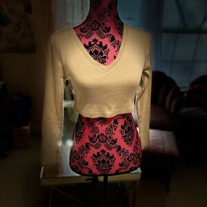 Long sleeve crop top